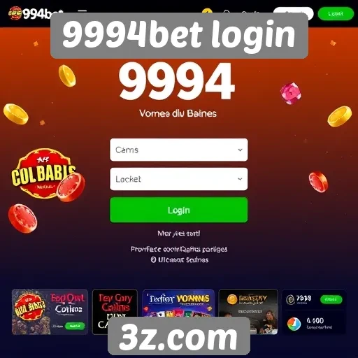 Interface do usuário no 9994bet login é intuitiva